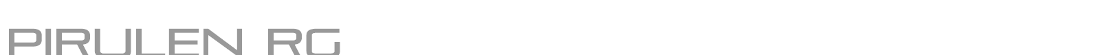 Pirulen font preview